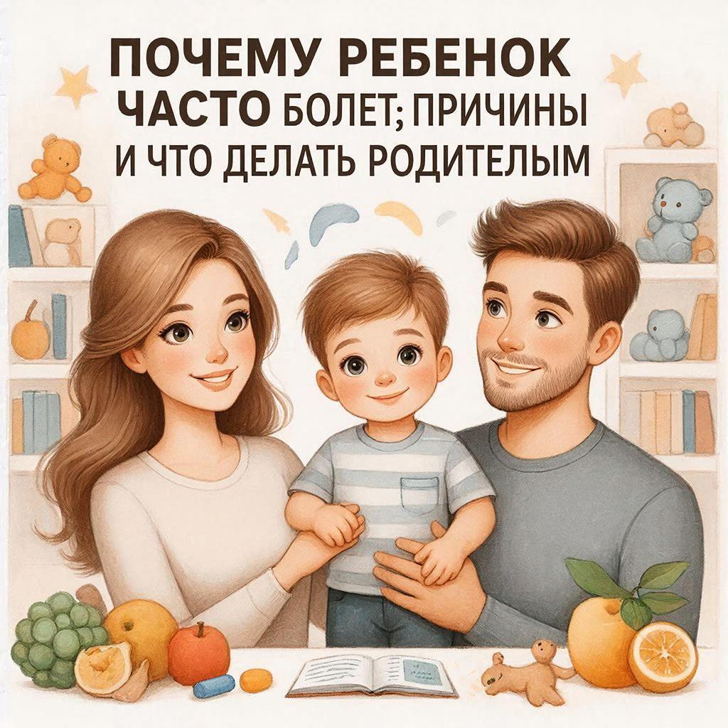 Почему ребенок часто болеет: причины и что делать родителям