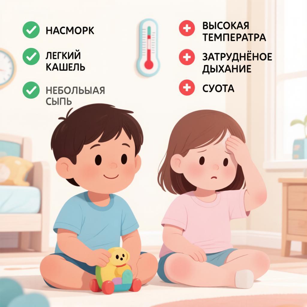 Детские болезни: как отличить опасные симптомы от обычных и когда вызывать врача